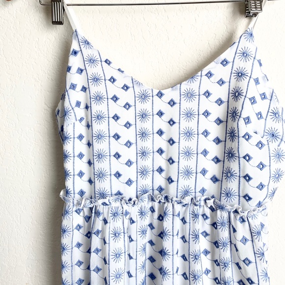 Francesca’s Maxi Eyelet Ruffle Dress - Picture 6 of 7